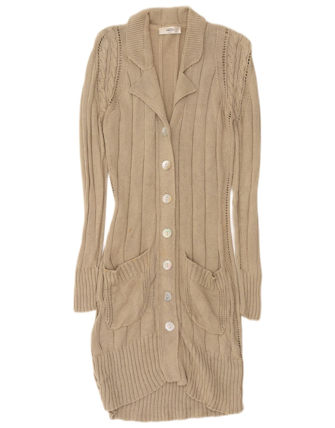 Maglione cardigan lungo da donna Whistler UK 14 Grigio medio