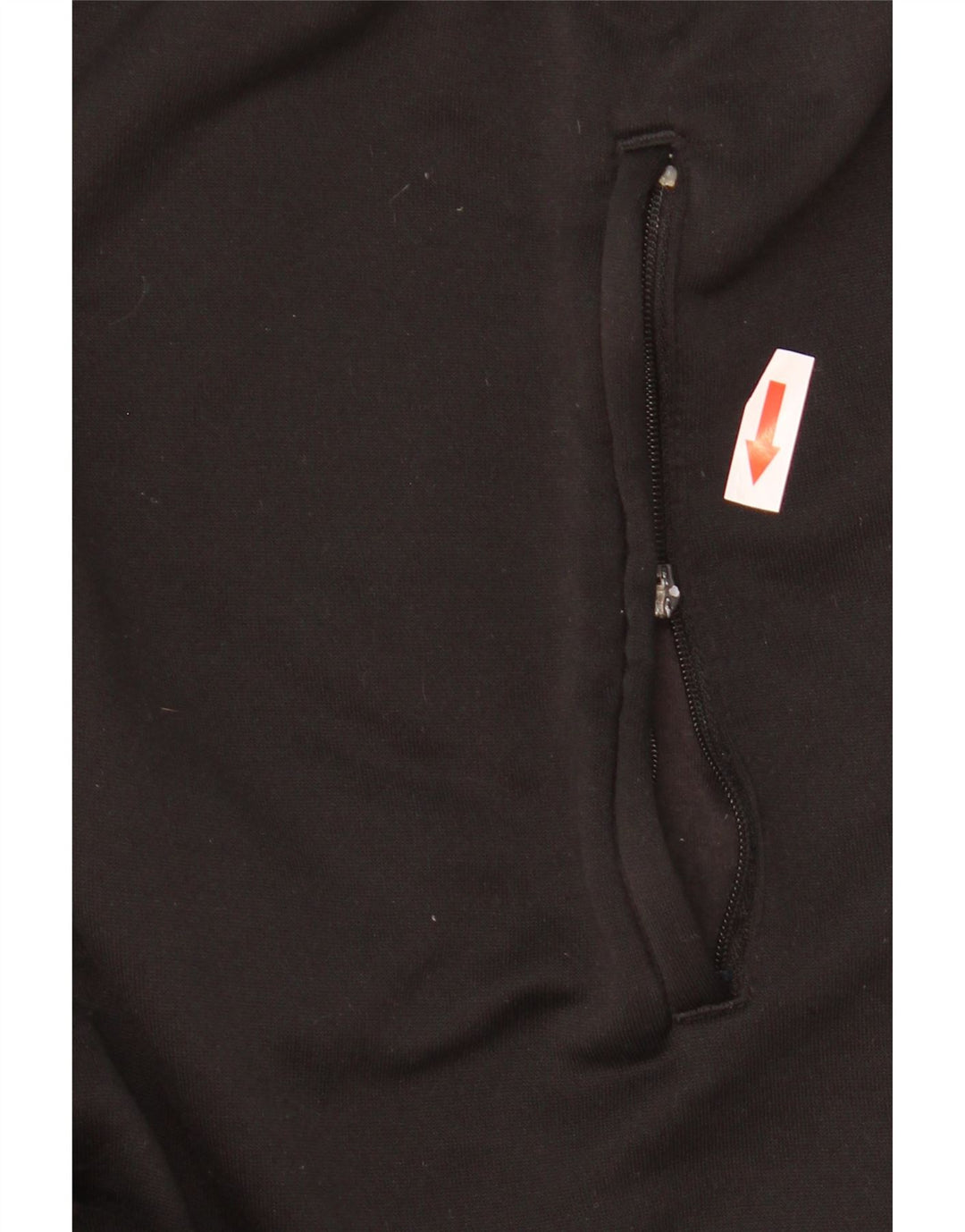 Maglione con cappuccio e zip da donna Adidas taglia 16 poliestere nero