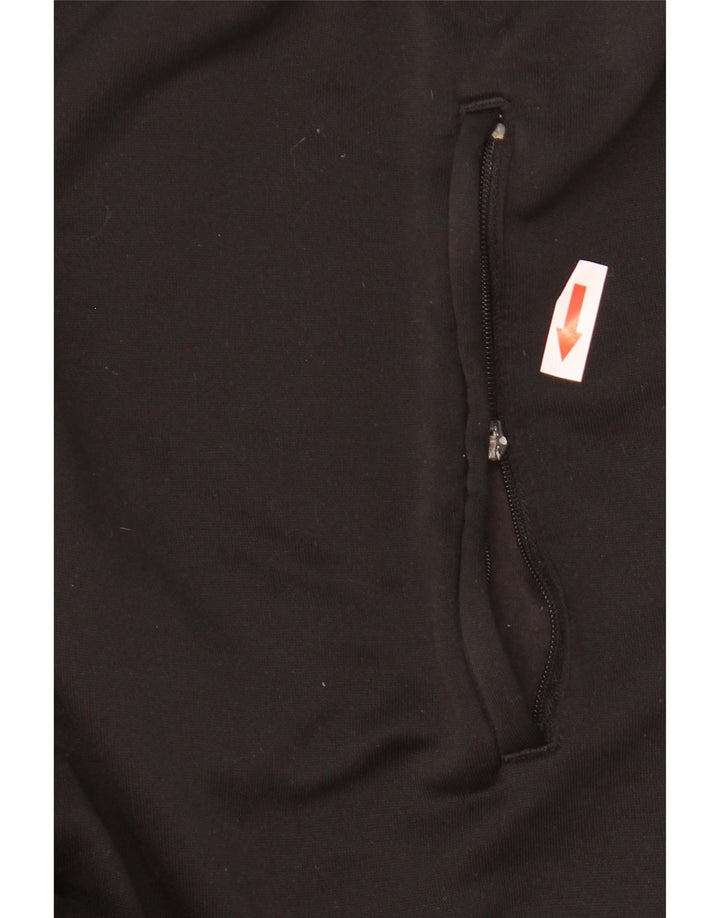 Maglione con cappuccio e zip da donna Adidas taglia 16 poliestere nero