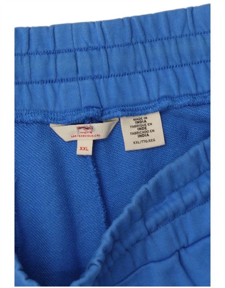 LEVI'S Mens Sport Shorts 2XL  Blue Cotton