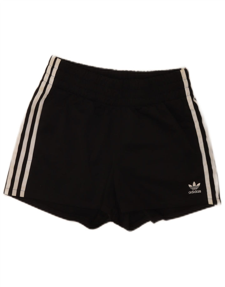 Pantaloncini sportivi da donna Adidas UK 8 Small poliestere nero