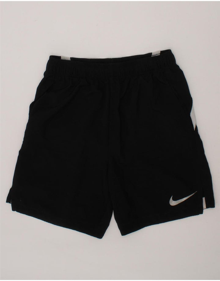 NIKE Boys Dri Fit Sport Shorts 12-13 Years Large  Black Polyester Vintage Nike and Second-Hand Nike from Messina Hembry 