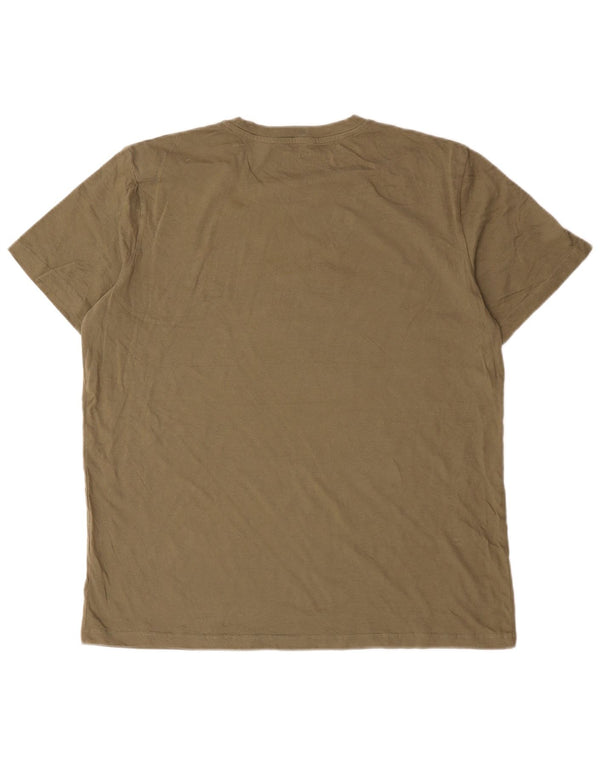 T-shirt da uomo Jack & Jones Top XL in cotone kaki