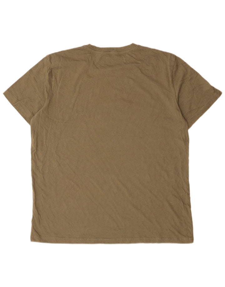 T-shirt da uomo Jack & Jones Top XL in cotone kaki