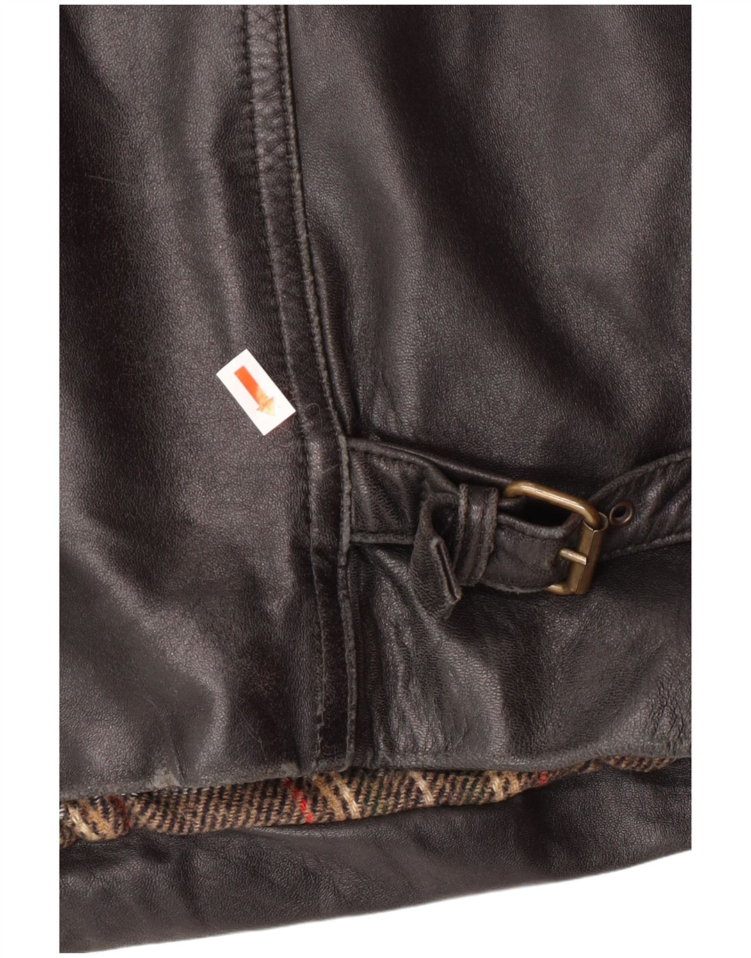 Giacca in pelle da uomo VINTAGE IT 54 2XL Pelle nera