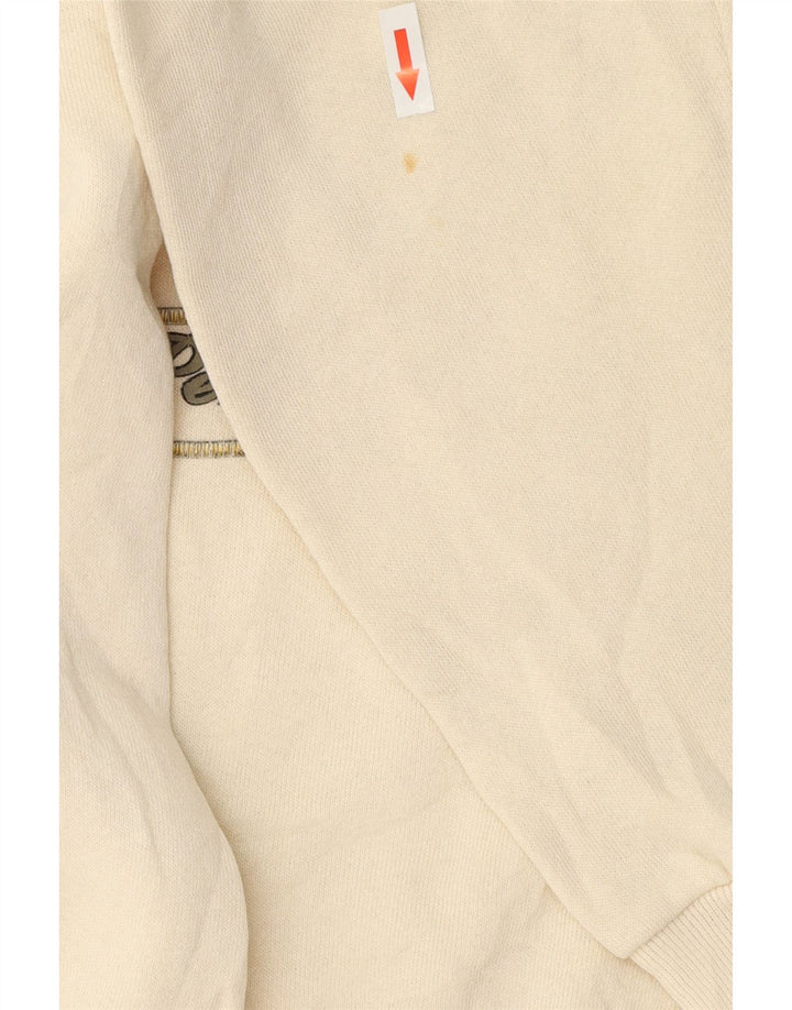 Felpa grafica da uomo Lee, maglione, cotone bianco sporco medio