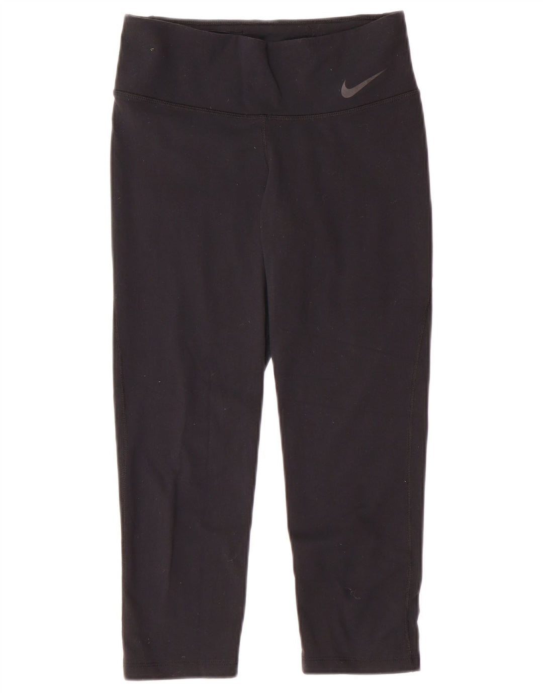 Leggings Capri Dri Fit da donna NIKE UK 8 piccoli in nylon nero