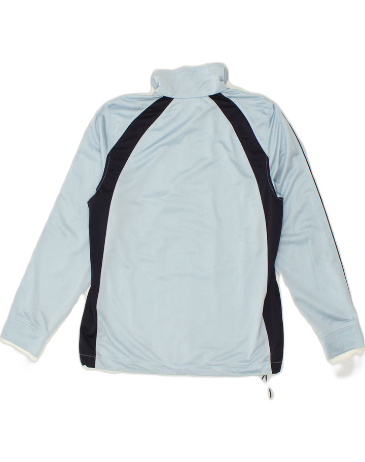 DIADORA Womens Tracksuit Top Jacket UK 14 Medium Blue Colourblock | Vintage Diadora | Thrift | Second-Hand Diadora | Used Clothing | Messina Hembry 