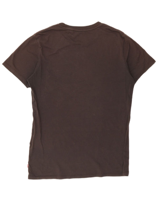 T-shirt grafica da uomo Levi's Top in cotone grigio medio