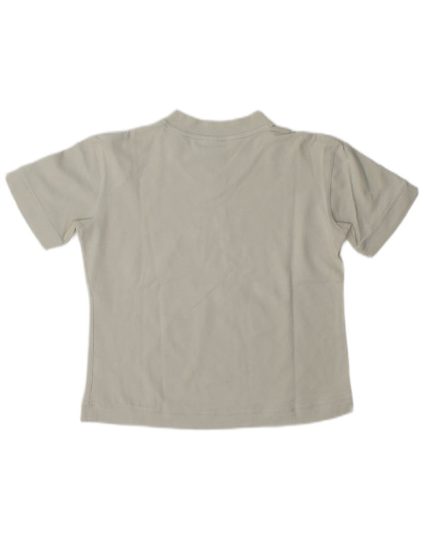 T-shirt grafica corta Nike da donna UK 8/10 piccola in cotone grigio