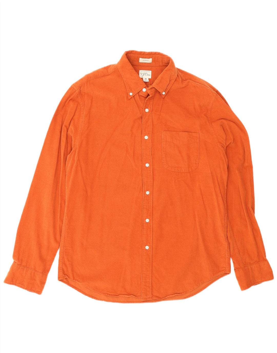 Camicia da uomo Classic Fit J. Crew in cotone arancione medio