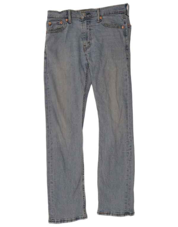 Levi's Uomo 513 Slim Jeans dritti W30 L30 Cotone Blu