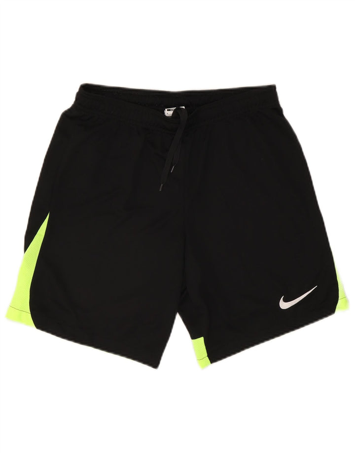 Pantaloncini sportivi Nike Dri Fit Slim Fit da uomo, poliestere color block medio nero