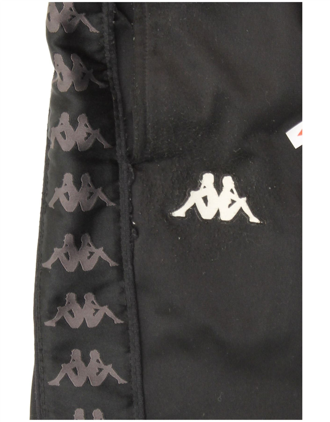 Pantaloni da tuta con grafica Kappa da uomo Joggers medi neri