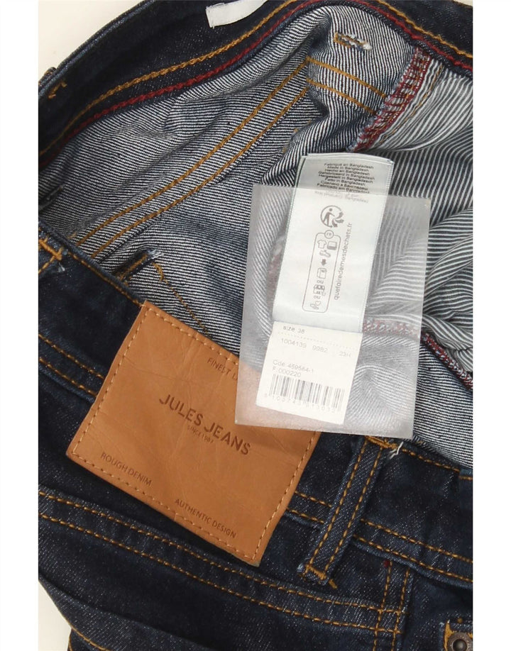 Jeans slim da uomo Jules W38 L34 cotone blu navy