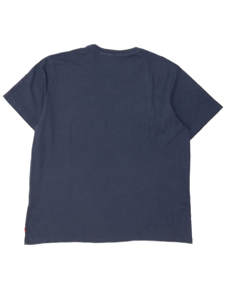 T-shirt grafica da uomo Levi's Top grande blu navy