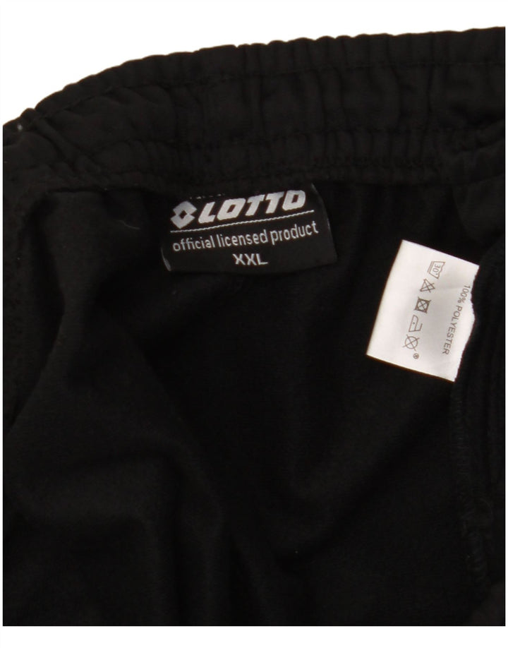 Lotto Mens Tracksuit Trousers Joggers 2XL Black Polyester