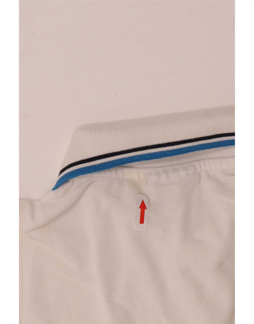 Polo Diadora Uomo Cotone Rigato Medio Bianco