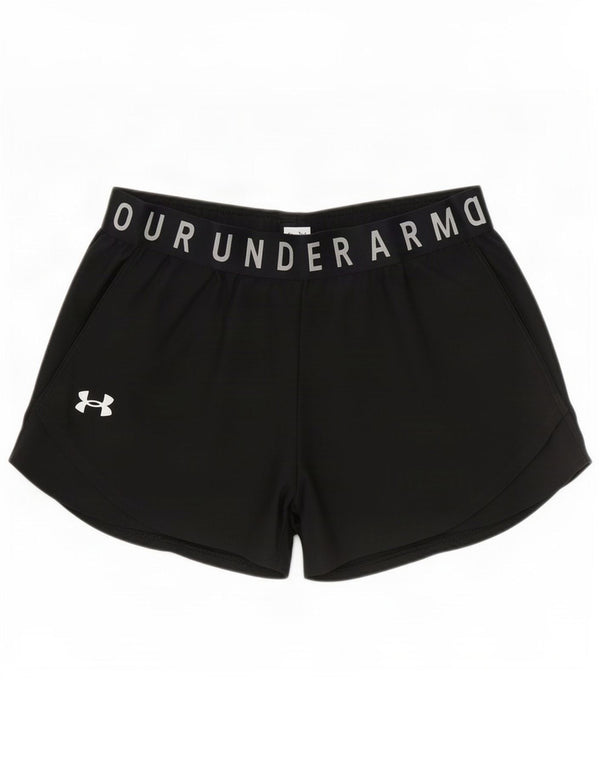 Pantaloncini sportivi Under Armour da donna Heat Gear Graphic UK 4 XS Poliestere nero