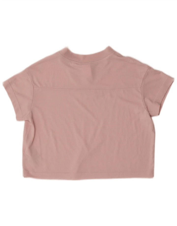 T-shirt corta da donna Nike UK 6 XS rosa poliestere