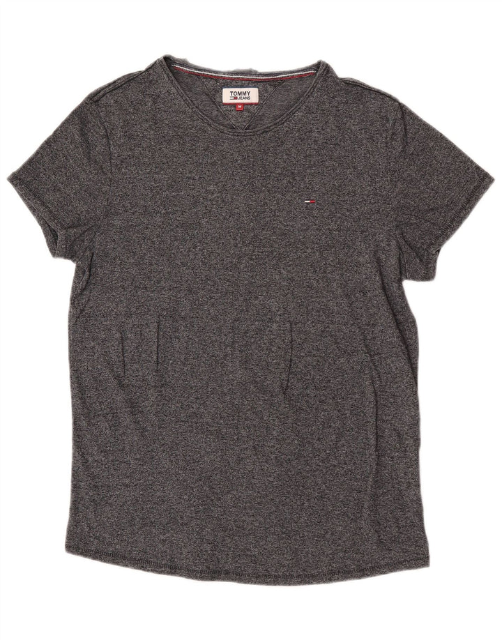 T-shirt da donna Tommy Hilfiger Top UK 14 cotone grigio medio