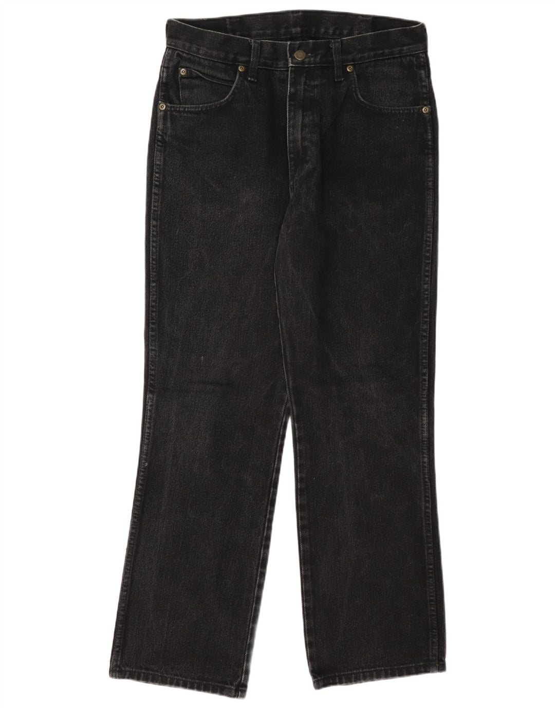 Jeans dritti vestibilità regolare da donna Wrangler W32 L30 cotone grigio