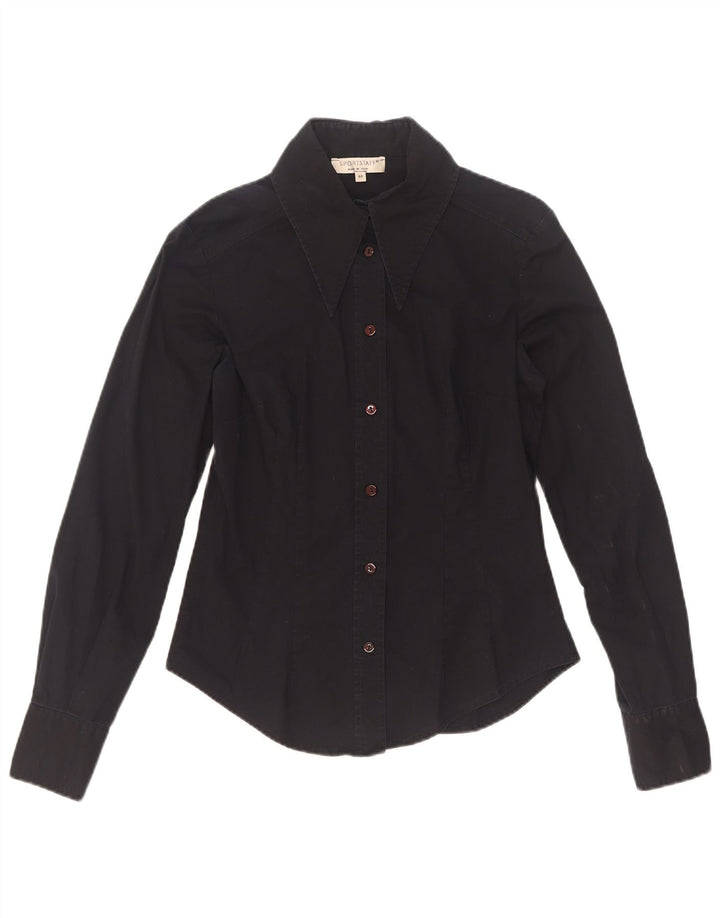 Maglia Donna Sportstaff IT 44 Cotone Nero Medio