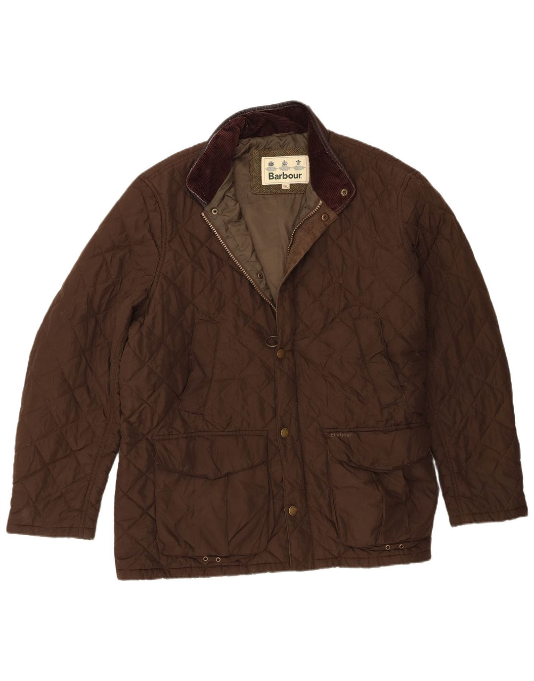 Giacca trapuntata da uomo Barbour UK 44 2XL Poliestere marrone