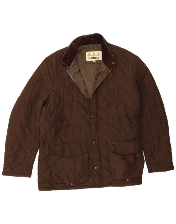 Giacca trapuntata da uomo Barbour UK 44 2XL Poliestere marrone