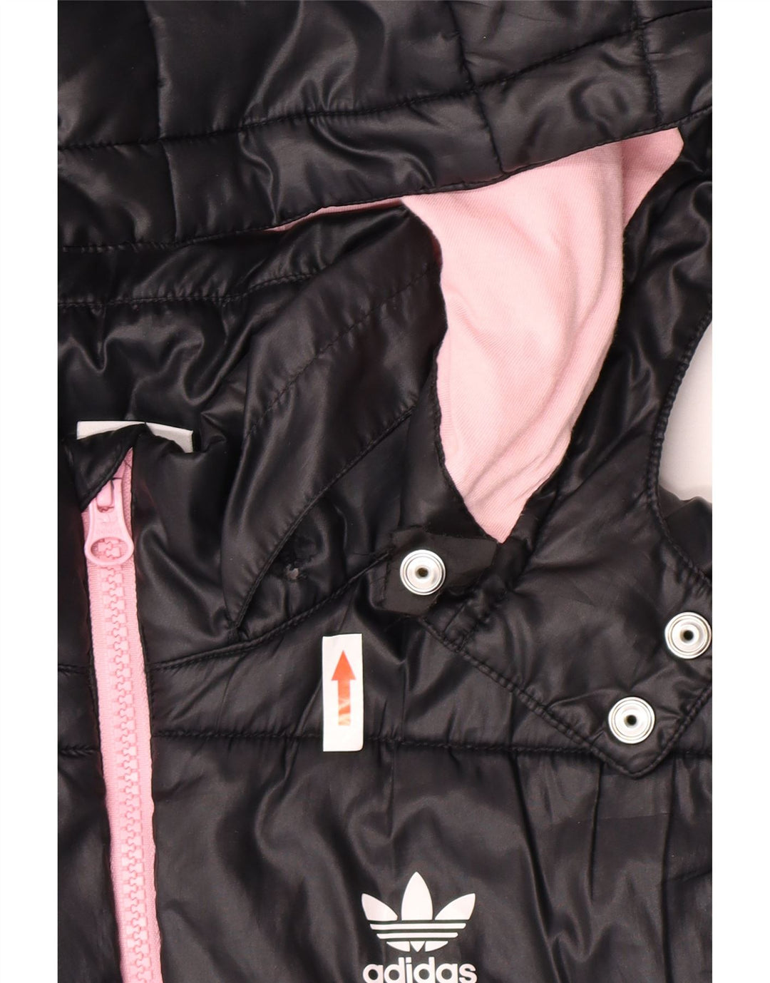Giacca imbottita con cappuccio Adidas bambina 11-12 anni in poliestere nero