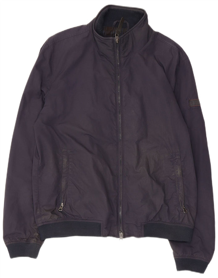 Giubbotto bomber da uomo Woolrich UK 40 Large blu navy in poliammide