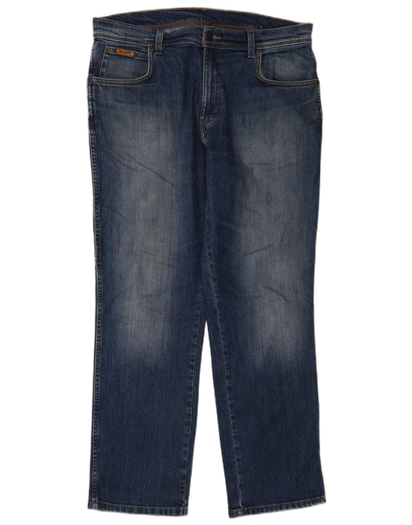 Jeans dritti da uomo Wrangler W32 L30 Blu