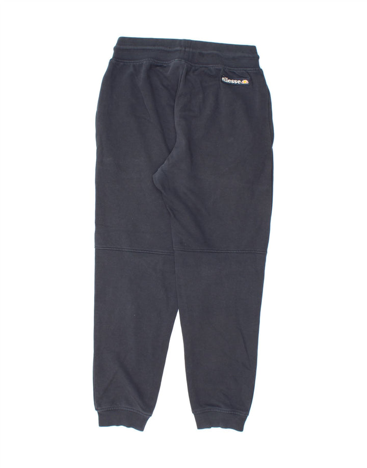 ELLESSE Mens Tracksuit Trousers Joggers Small Navy Blue Cotton Vintage Ellesse and Second-Hand Ellesse from Messina Hembry 