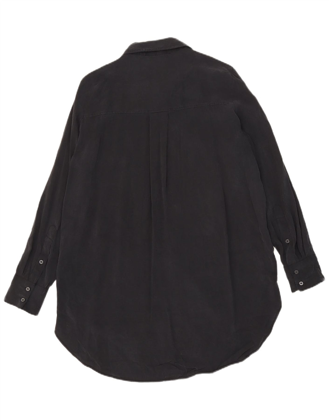 Abito chemisier ZARA da donna UK 14 medio nero modal