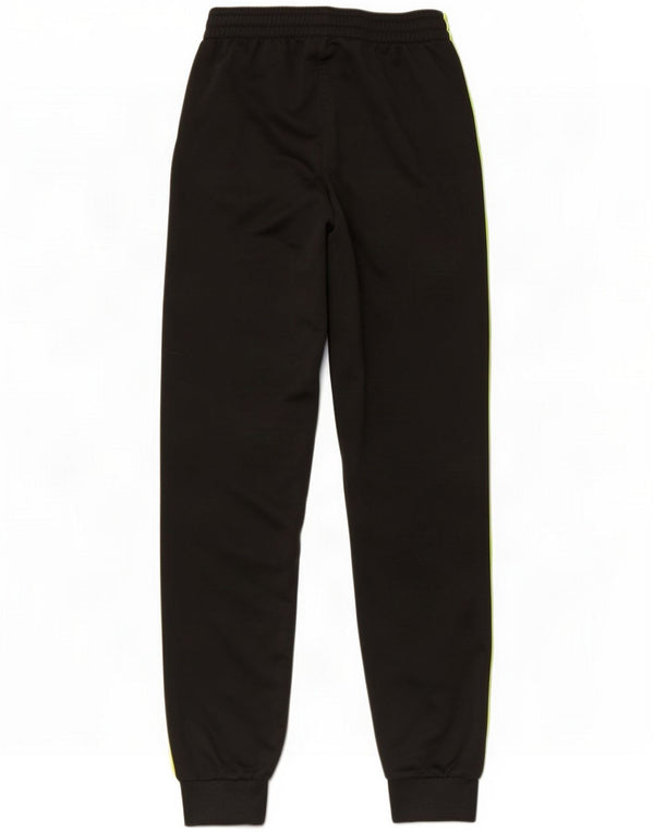 Adidas Boys Tracksuit Trousers Joggers 14-15 Years Black Polyester