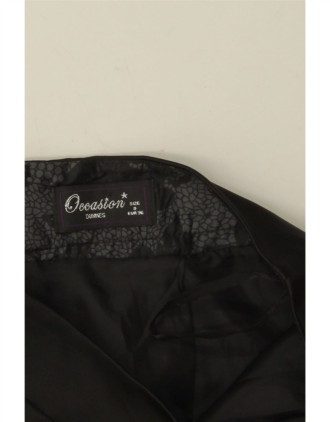 Gonna a tubino da donna Dunnes UK 8 piccola W26 poliestere floreale nero