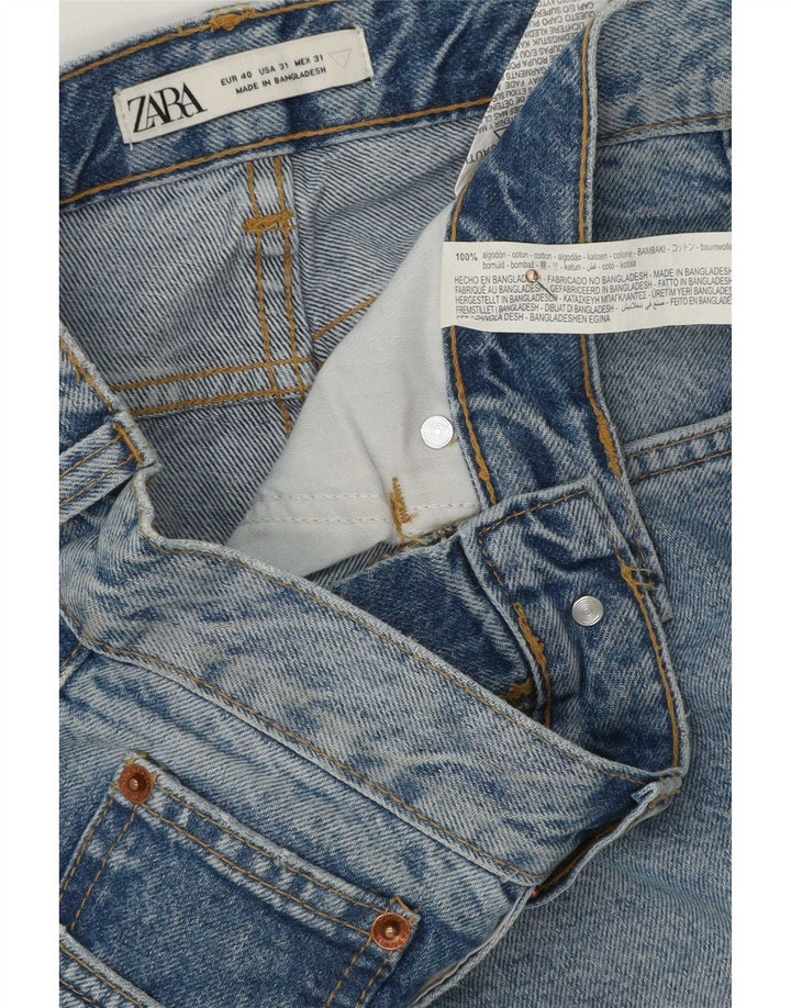 Jeans corti da uomo Zara medi W31 L25 cotone blu