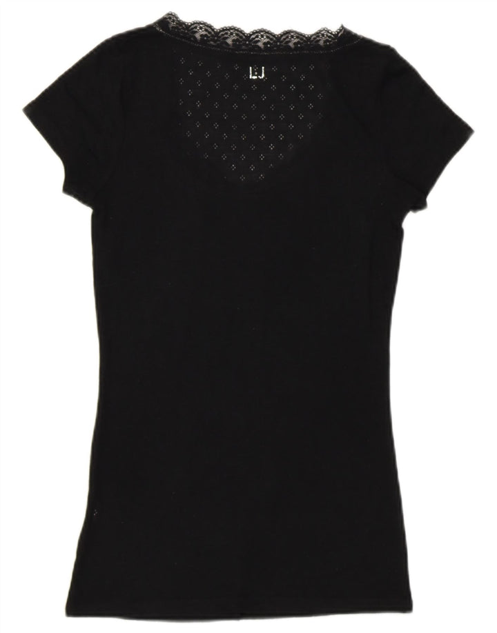 T-shirt da donna Liu Jo Top UK 8 Small Nera