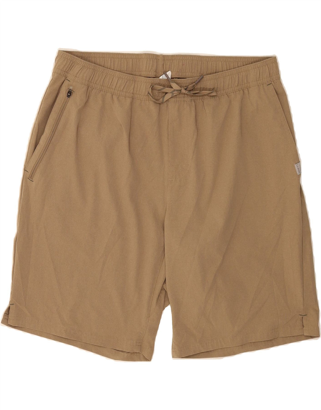 L.L.BEAN Mens Sport Shorts Large Brown Polyester Vintage L.L.Bean and Second-Hand L.L.Bean from Messina Hembry 