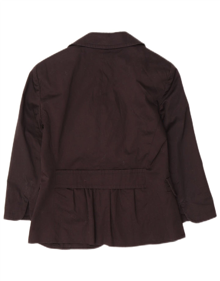 Max&Co. Giacca blazer da donna a 3 bottoni con maniche a 3/4 UK 6 XS cotone nero