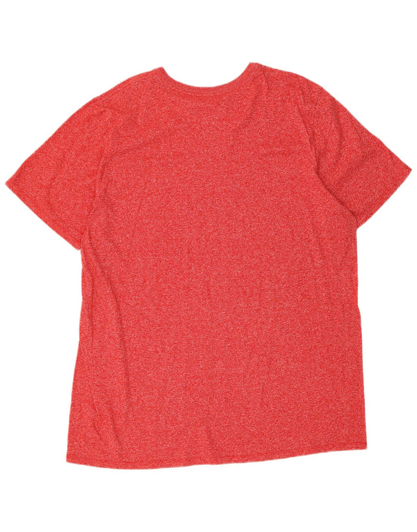 T-shirt grafica Nike Ohio Regular Fit da uomo 2XL in cotone rosso