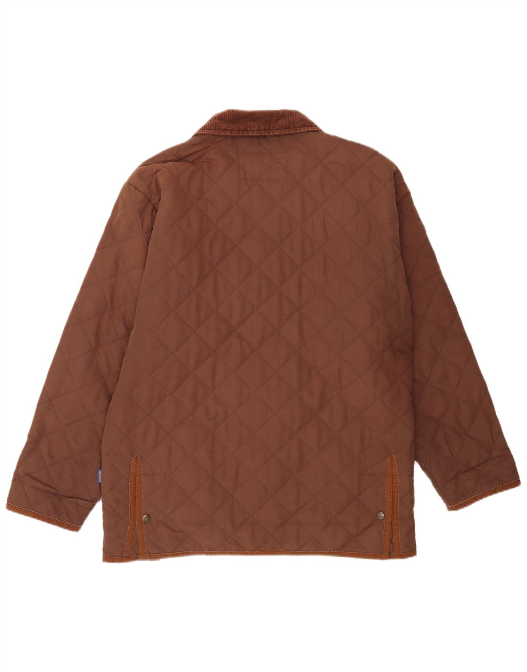 Giacca trapuntata vintage da uomo UK 40 grande marrone