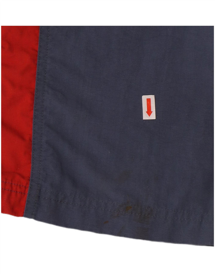 Pantaloncini cargo Adidas da ragazzo 13-14 anni W30 Blu Colourblock in poliammide