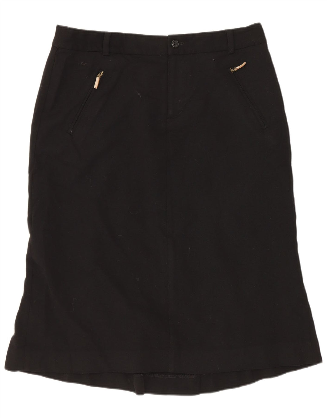 Gonna a trapezio da donna Ralph Lauren US 6 media W30 lana nera