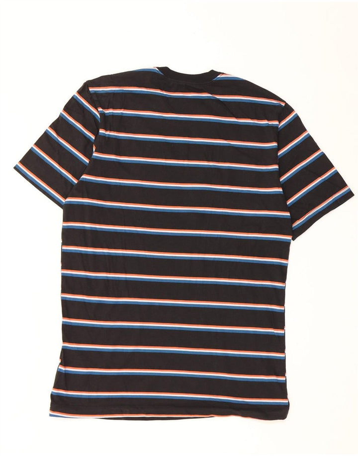 T-shirt da uomo Nike Top in cotone a righe nere medie