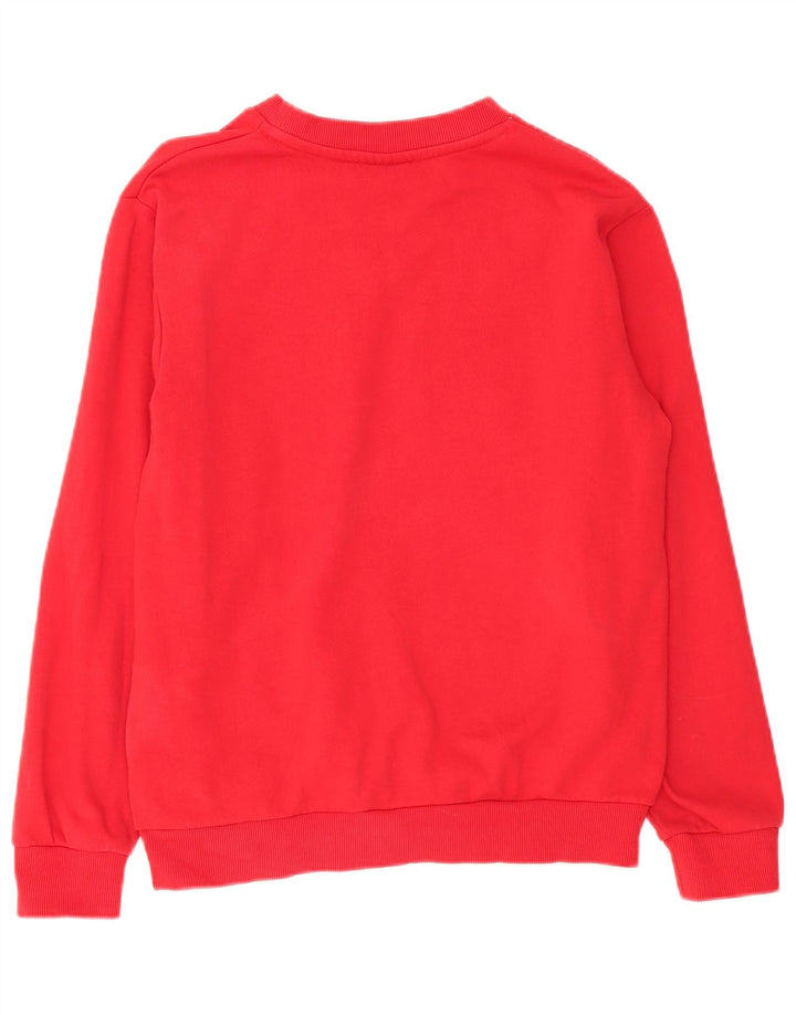 Felpa grafica da uomo Fila Maglione rosso medio in cotone
