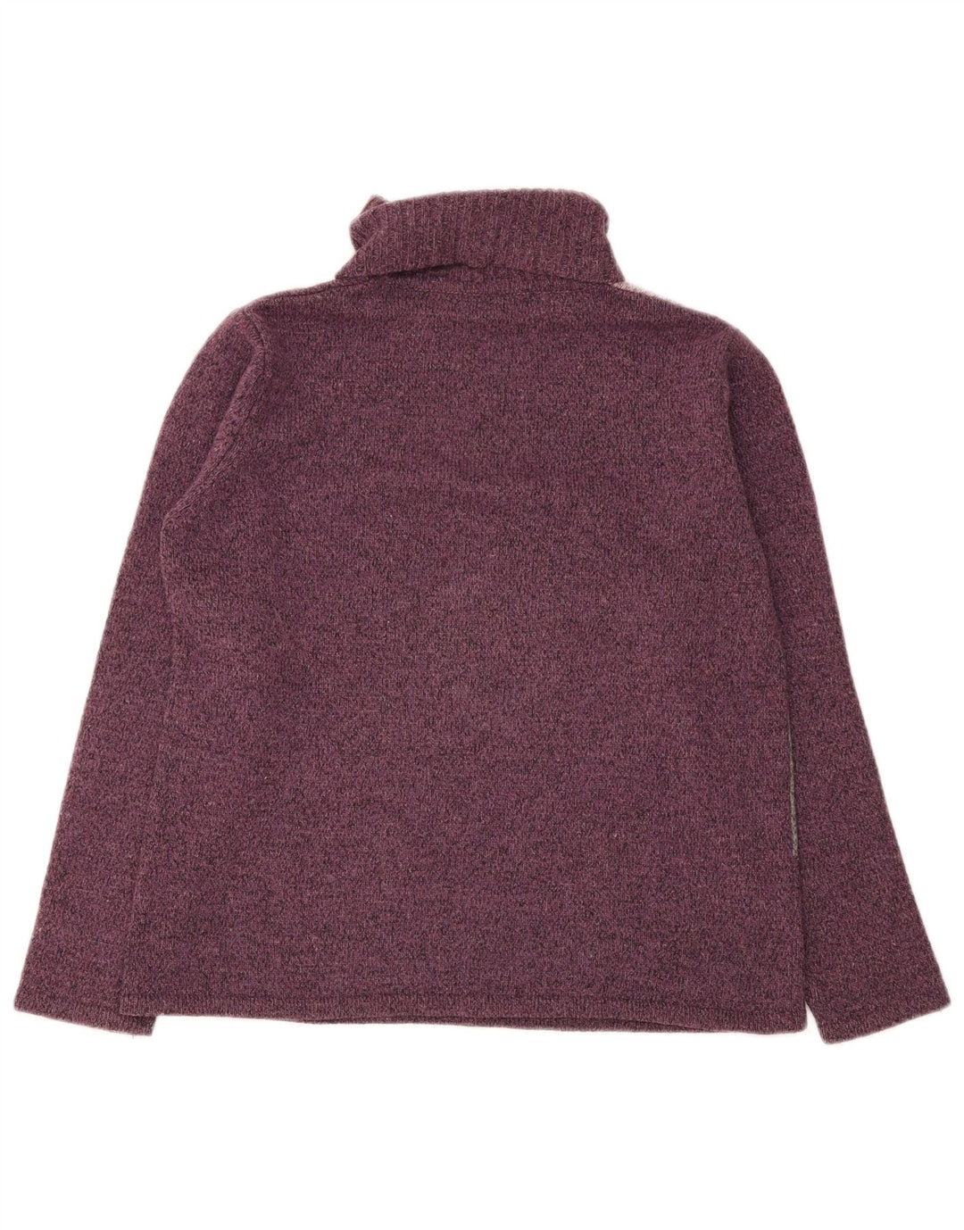 Maglione maglione a collo alto da donna Essentials UK 14/16 Large Viola