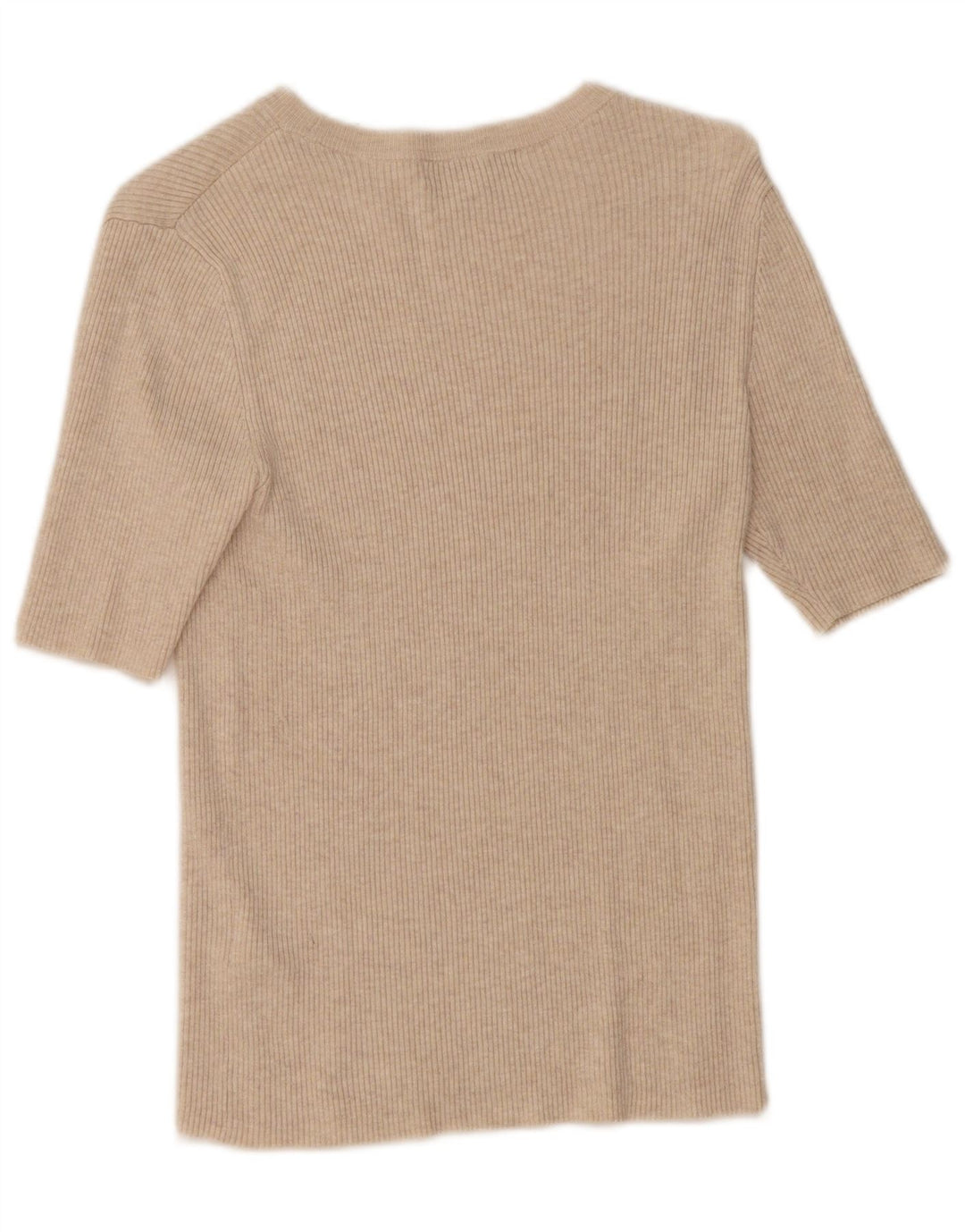 T-shirt da donna Marks & Spencer Top UK 12 Viscosa beige medio