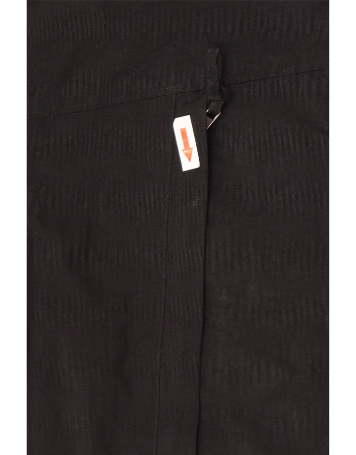 Giacca a vento con cappuccio da uomo Calvin Klein Jeans UK 40 Large in nylon nero
