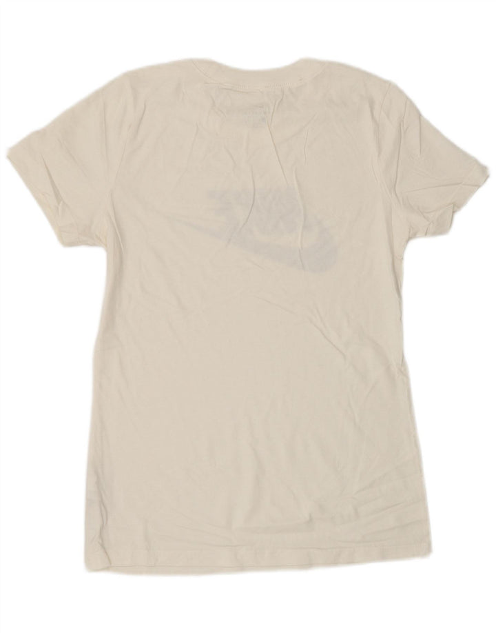 T-shirt grafica da donna NIKE Top UK 6 XS bianca